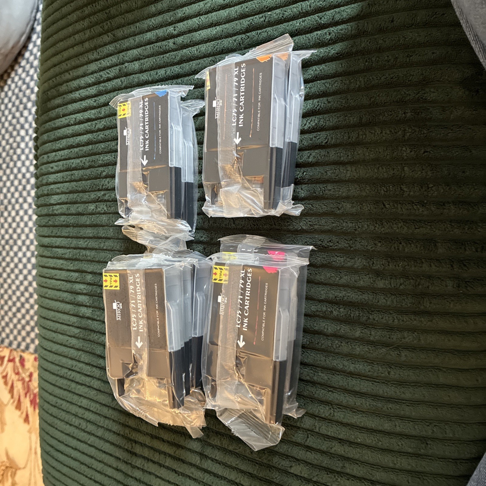 Ink cartridges for Brother LC75  LC71 LC79 XL Lot Miroo Brand 8 Total
