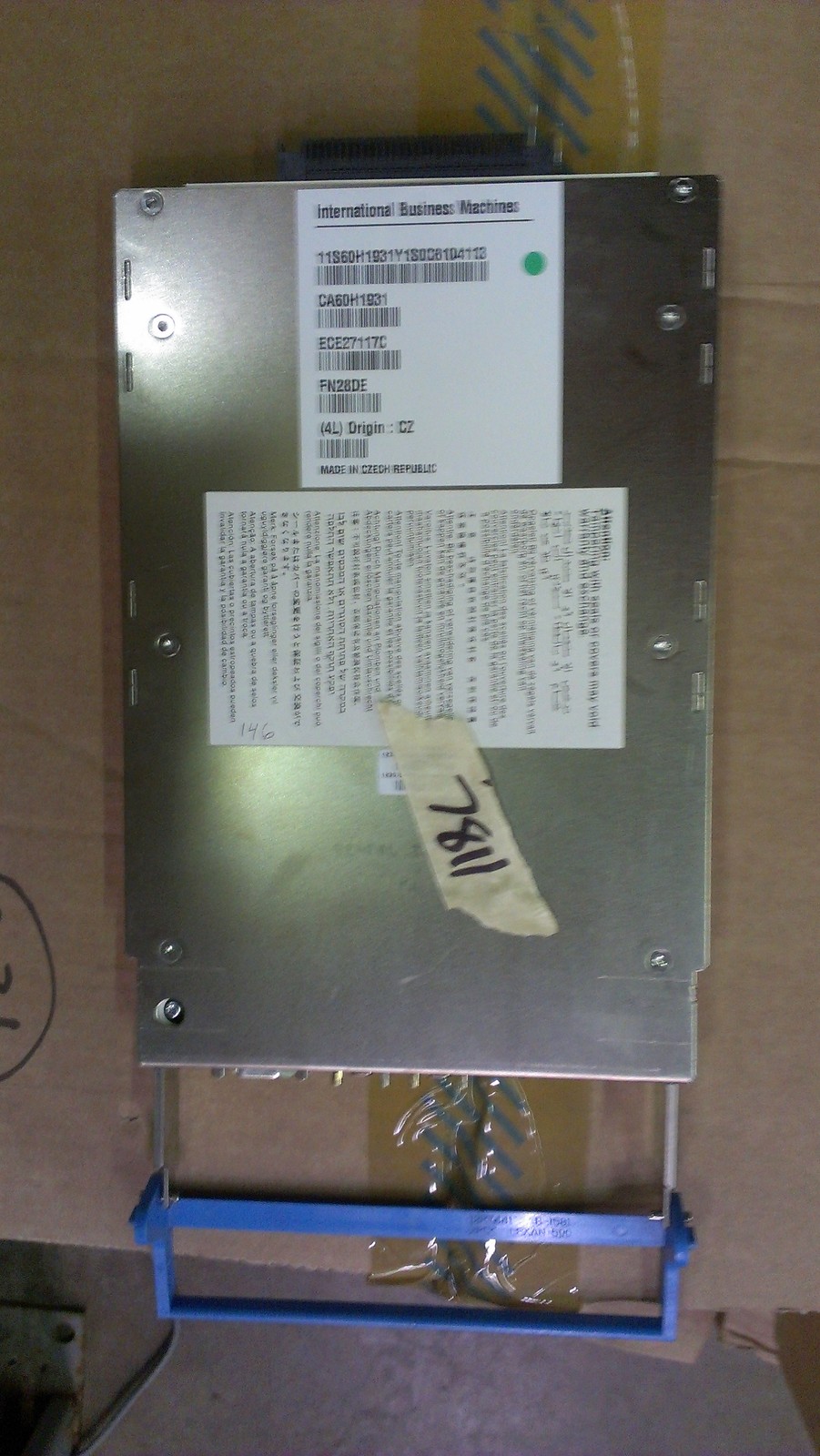 IBM Service Processor Card P/N 60H1931 Feature Code 7811 for 9119 9406