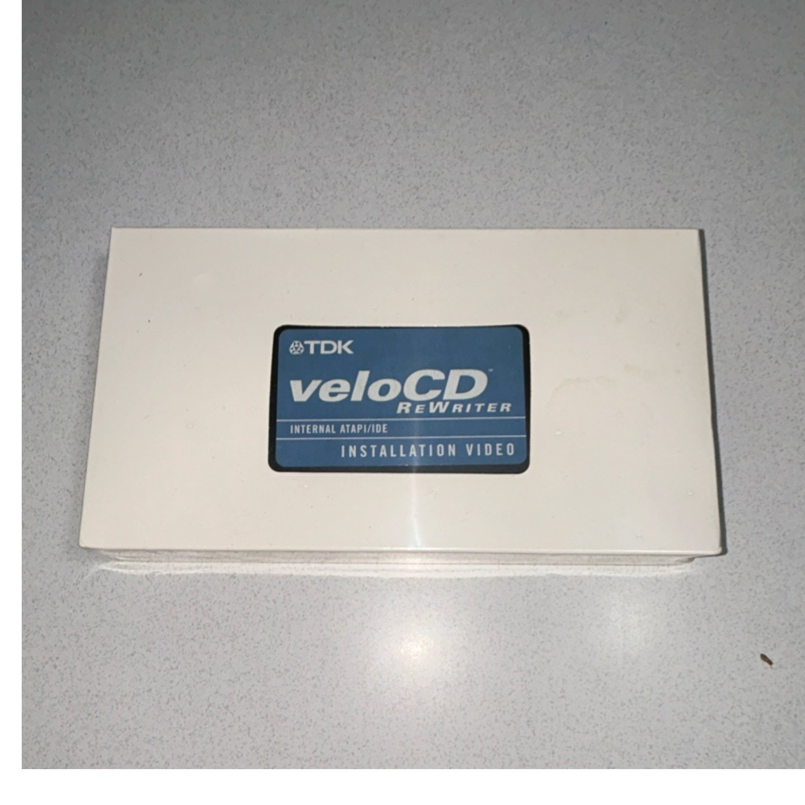 TDK veloCD Internal Desktop IDE CD-RW Rewriter Drive, White, CD Format
