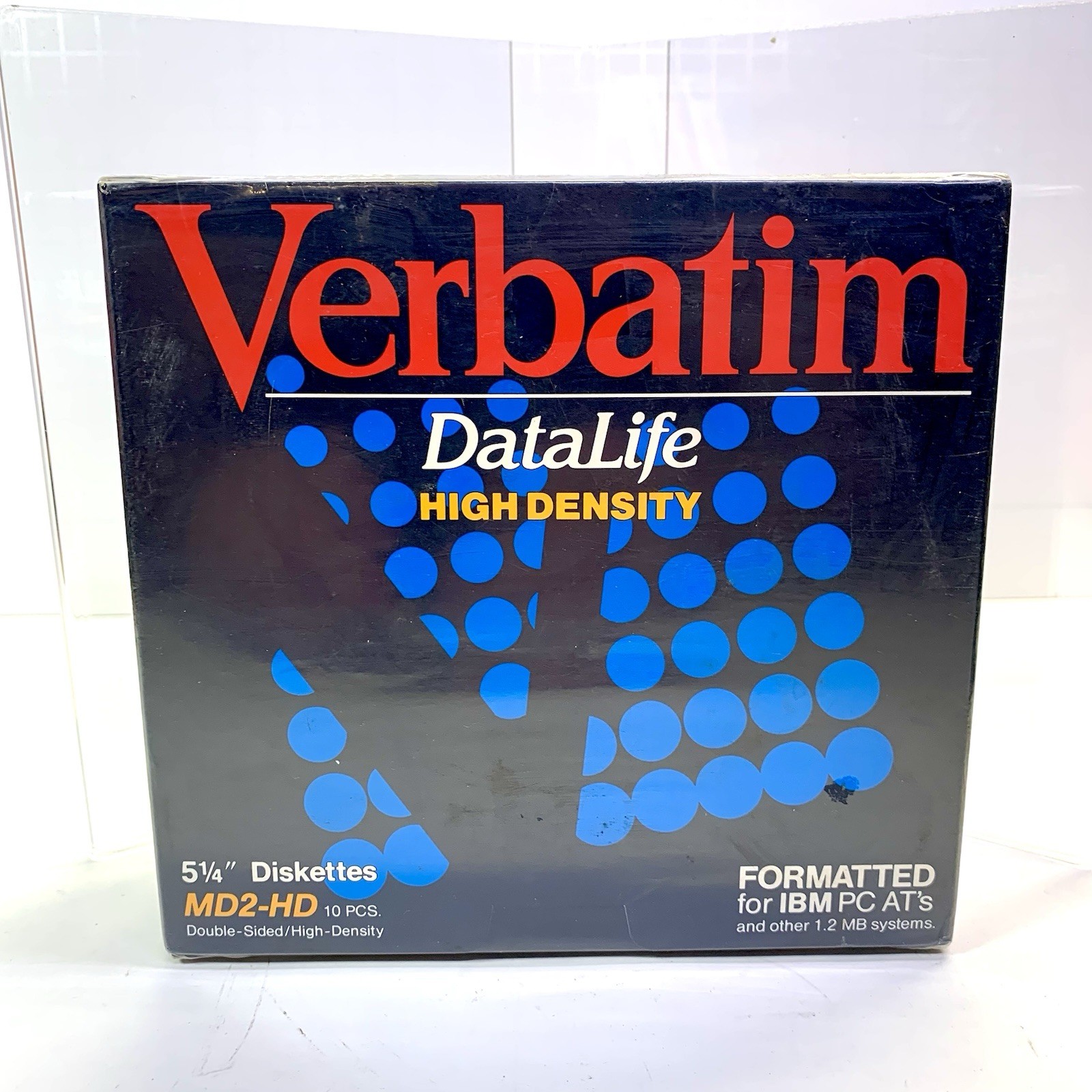 Vintage Verbatim DataLife High Density 5 1/4" Diskettes MD2-HD Factory Sealed