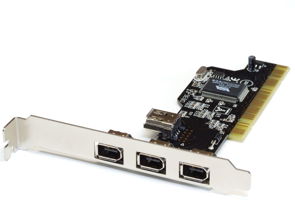 DeLock 3+1 Port Firewire PCI Computer Interface Adapter Card/Card B/N89165