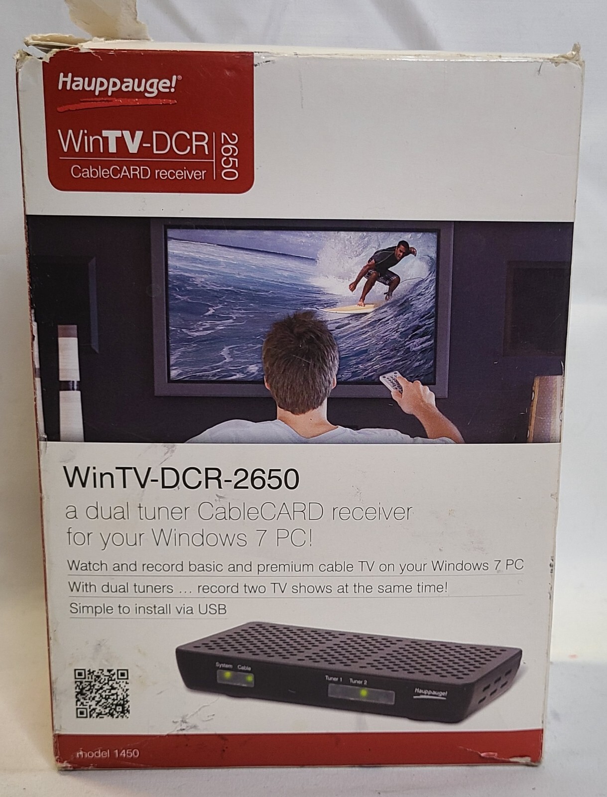 Hauppauge | WinTV-DCR-2650 | Dual Tuner CableCARD Receiver