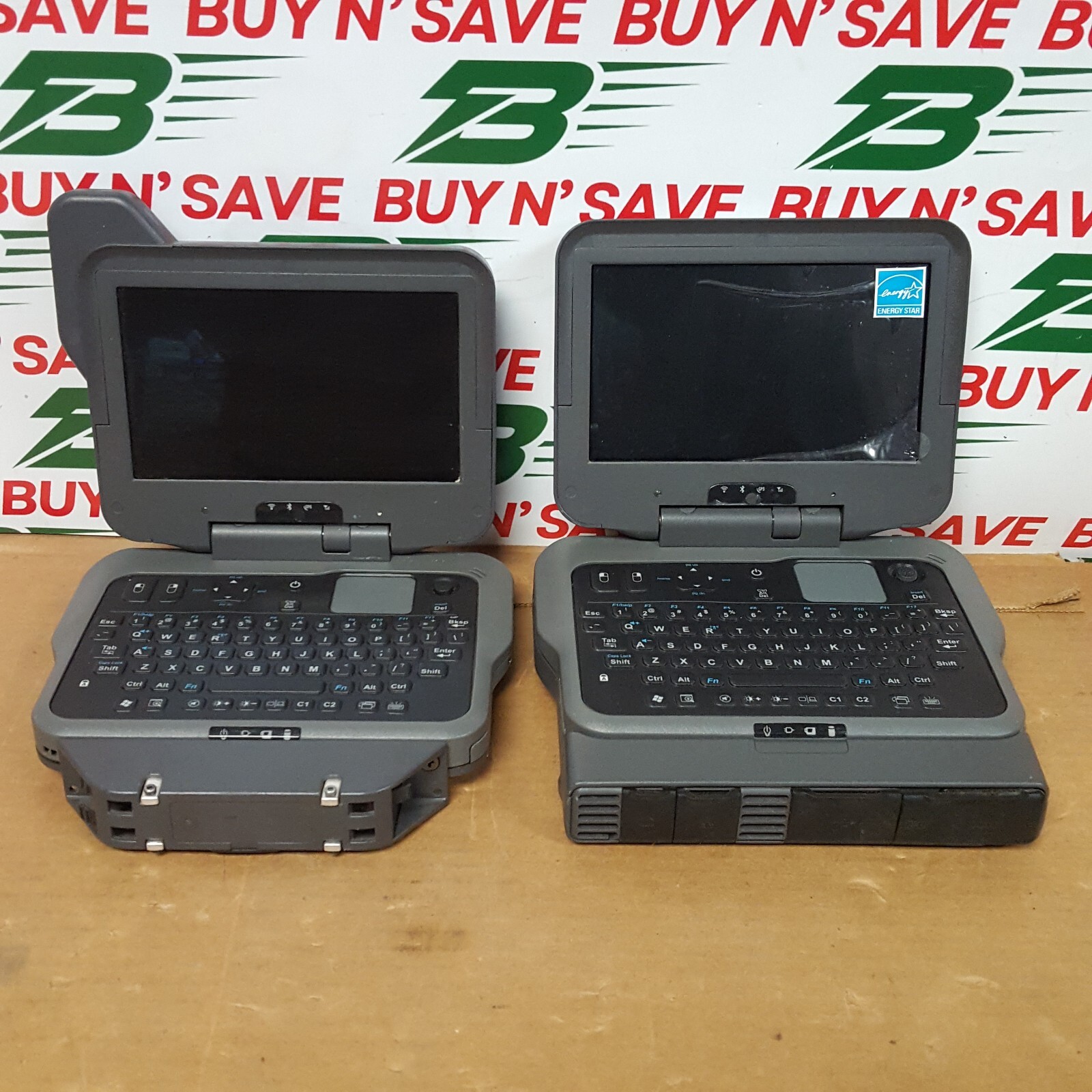 Lot of 2 - General Dynamics MR-1 Itronix IX750 Rugged Laptops ( NoChrgrs) PARTS