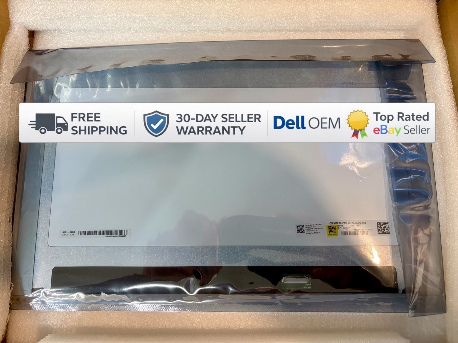 NEW DELL INSPIRON 5584 15.6" LED SCREEN FHD 3GMFC JMJGH NV156FHM