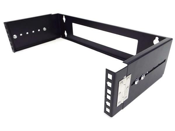 CNAweb 2U 19-Inch Hinged Extendable Network Wall Mount Equipment Rack Bracket