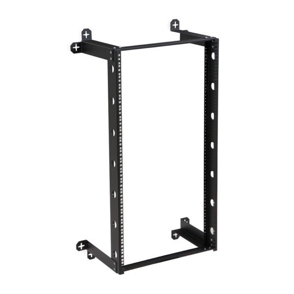 Kendall Howard 19" 21U V-Line Fixed Wall Rack 12" Depth 300lb USA Made