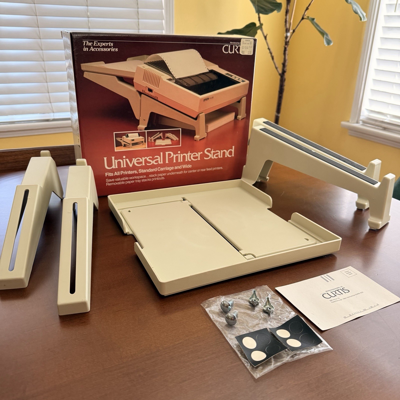 CURTIS UNIVERSAL PRINTER STAND - PS-1 Vintage Computer Accessory, NOS