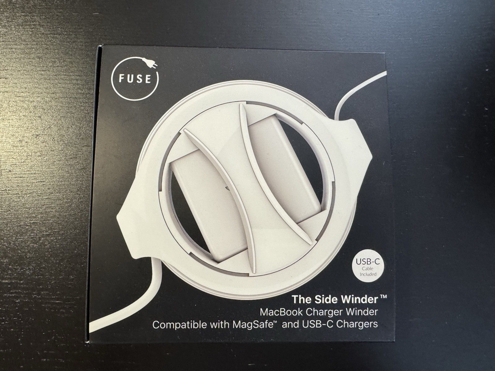 Fuse Reel The Side Winder USB-C Original MacBook Charger Organizer & Travel