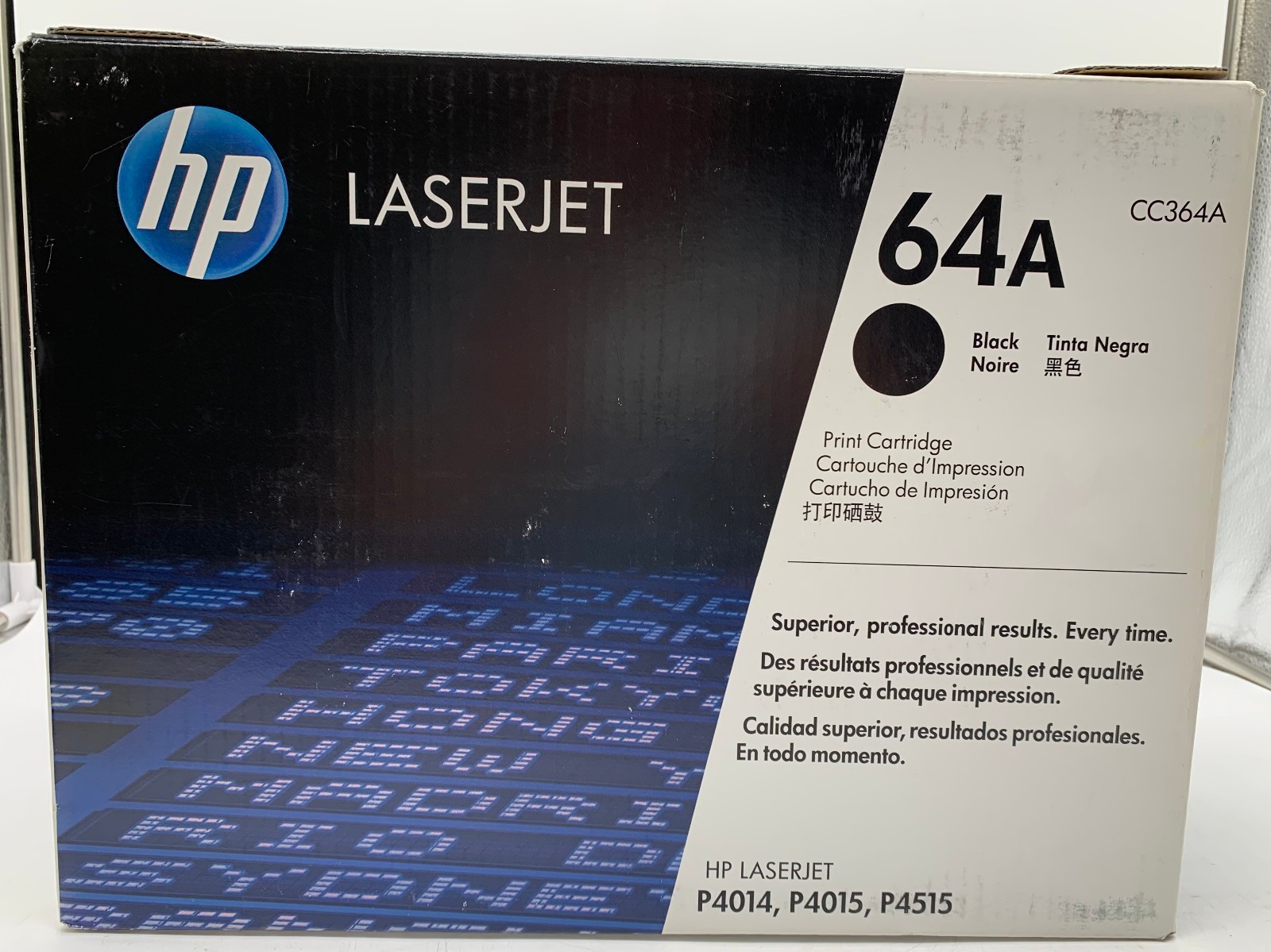 Genuine HP 64A (CC364A) Black Original LaserJet Toner Cartridge, OEM