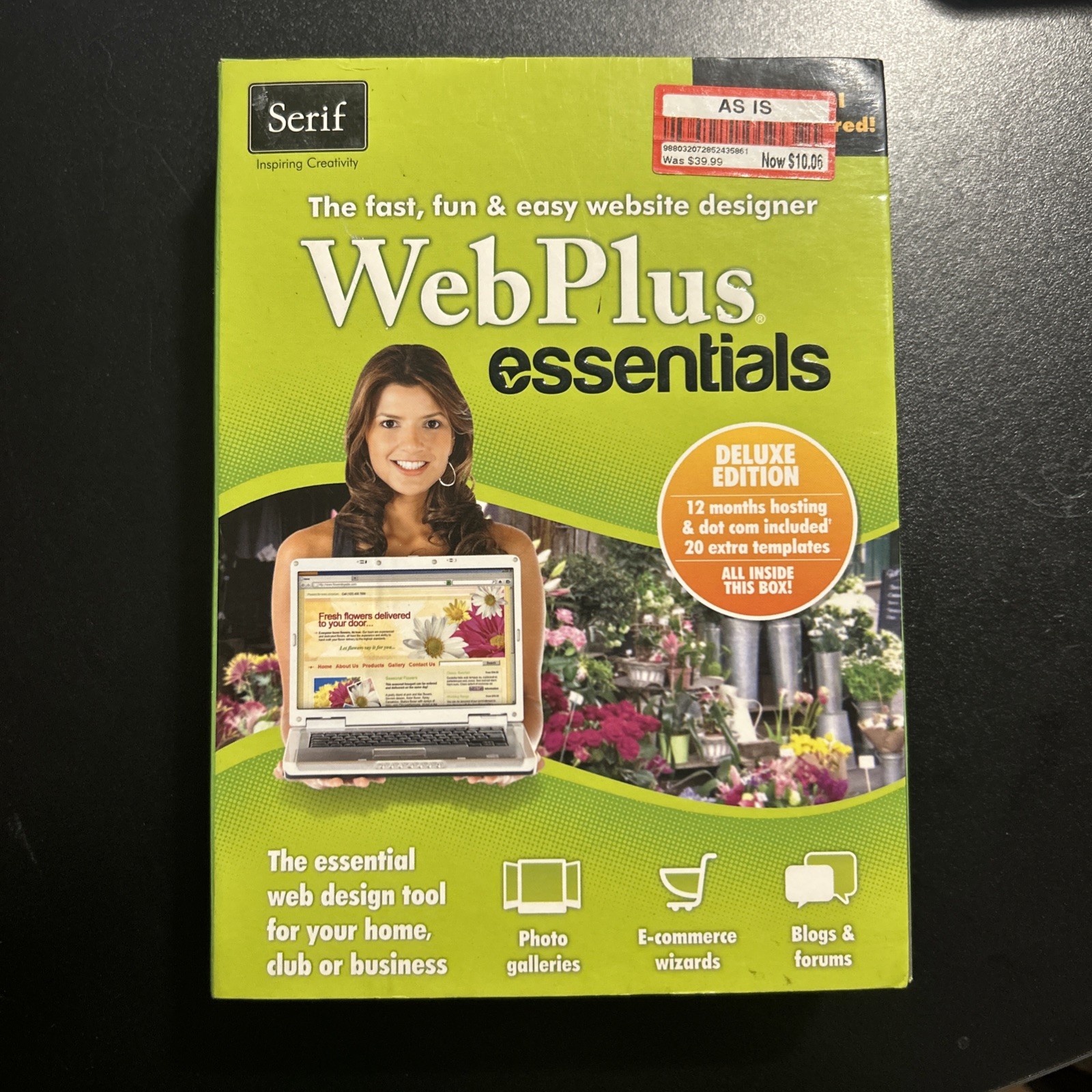 BRAND NEW SEALED Serif WebPlus Essentials Web Design Tool - 13564