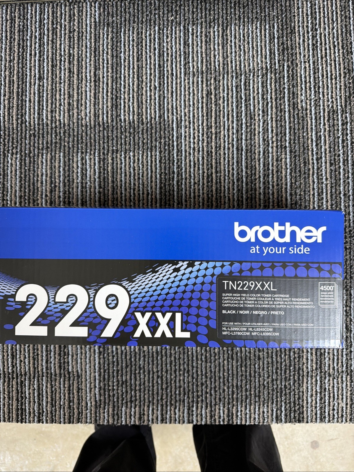 Brother 229XXL Black Toner Cartridge High Yield TN229XXL Only Black