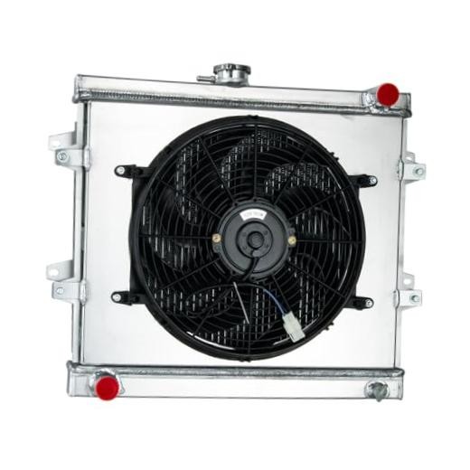 3-Row Aluminum Radiator + Shroud Fan | TIG Welded, Lightweight & High