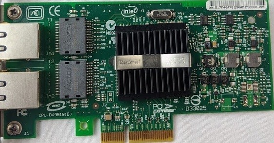 Intel PRO/1000PT Network Interface Card