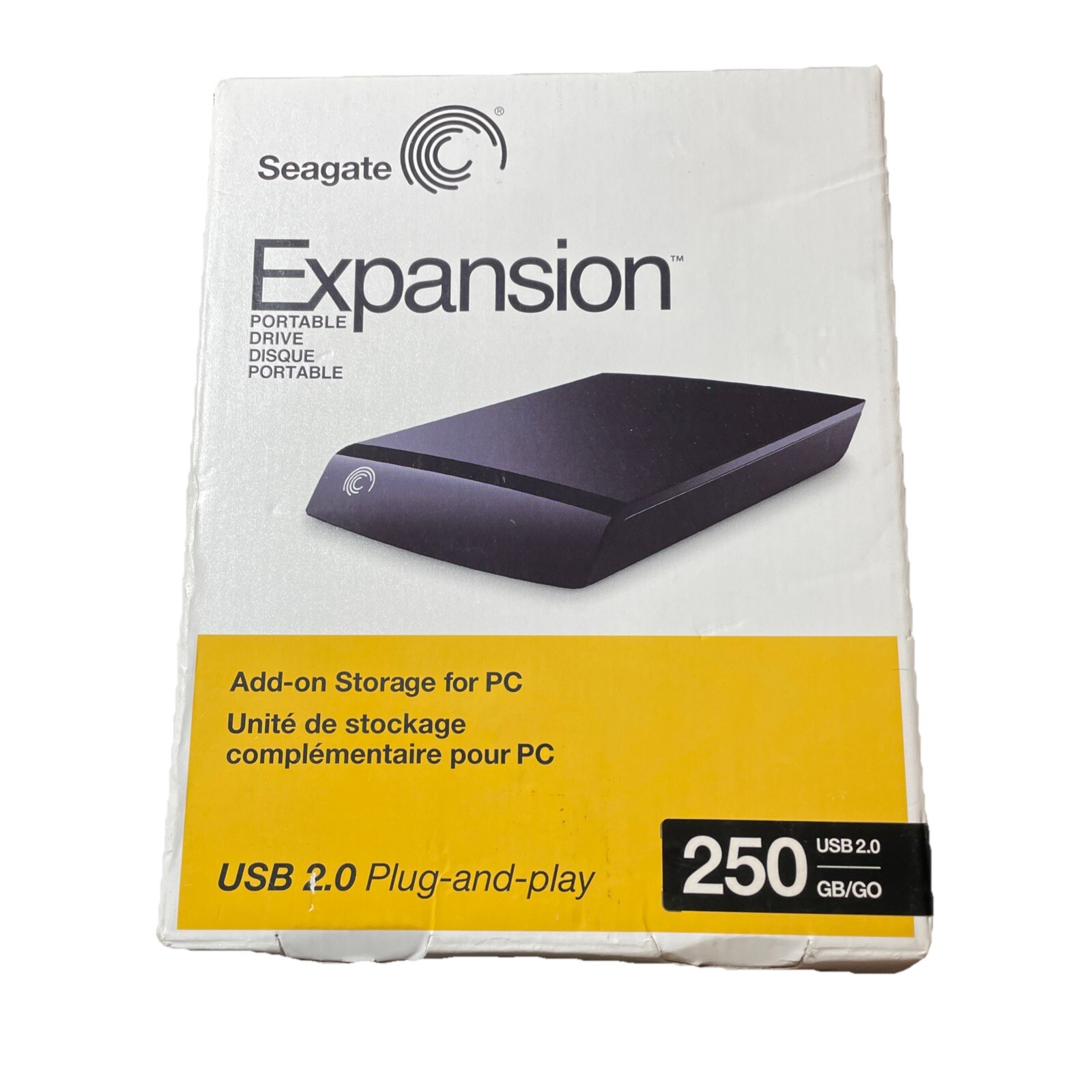 Seagate External 250GB External 5400RPM (ST902504EXA101-RK) HDD No Cable