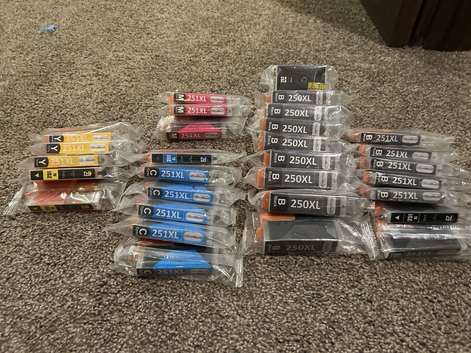 Office World Ink Cartridges 250xl 251xl 252xl 30 Pieces 