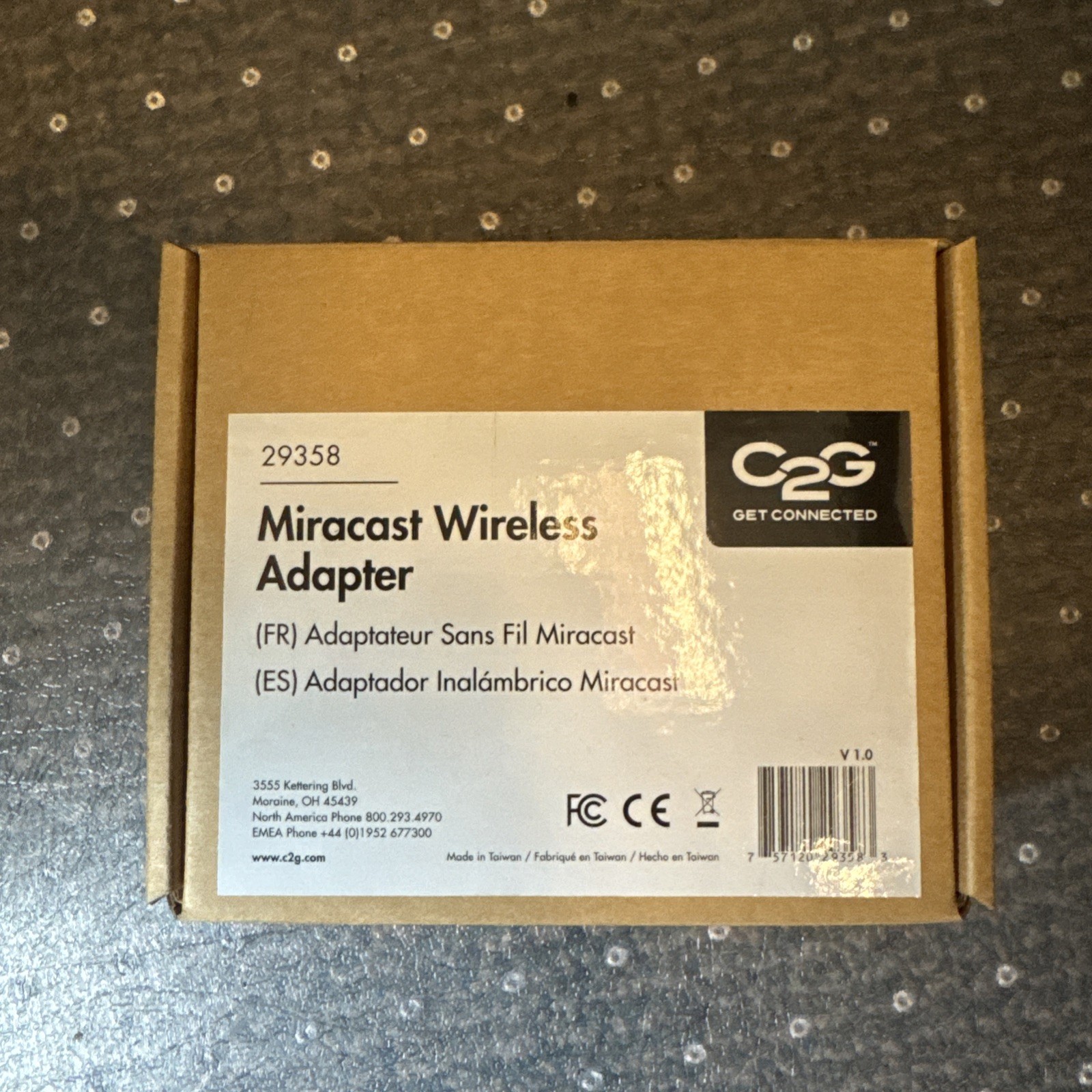 BNIB - C2G Miracast Wireless Audio/Video Receiver Adapter 1080p - 29358