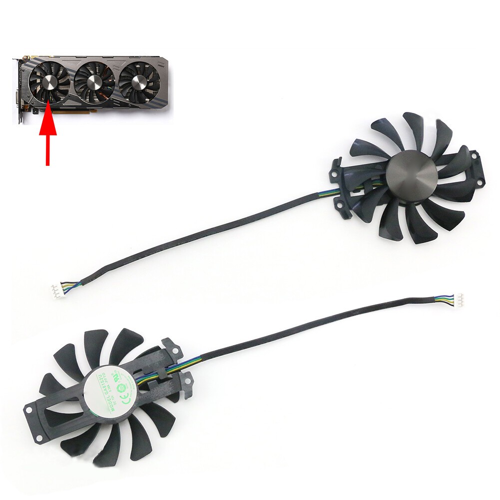 GA81S2U Cooling Fan Replacement for ZOTAC GTX970 980 AMP Edition