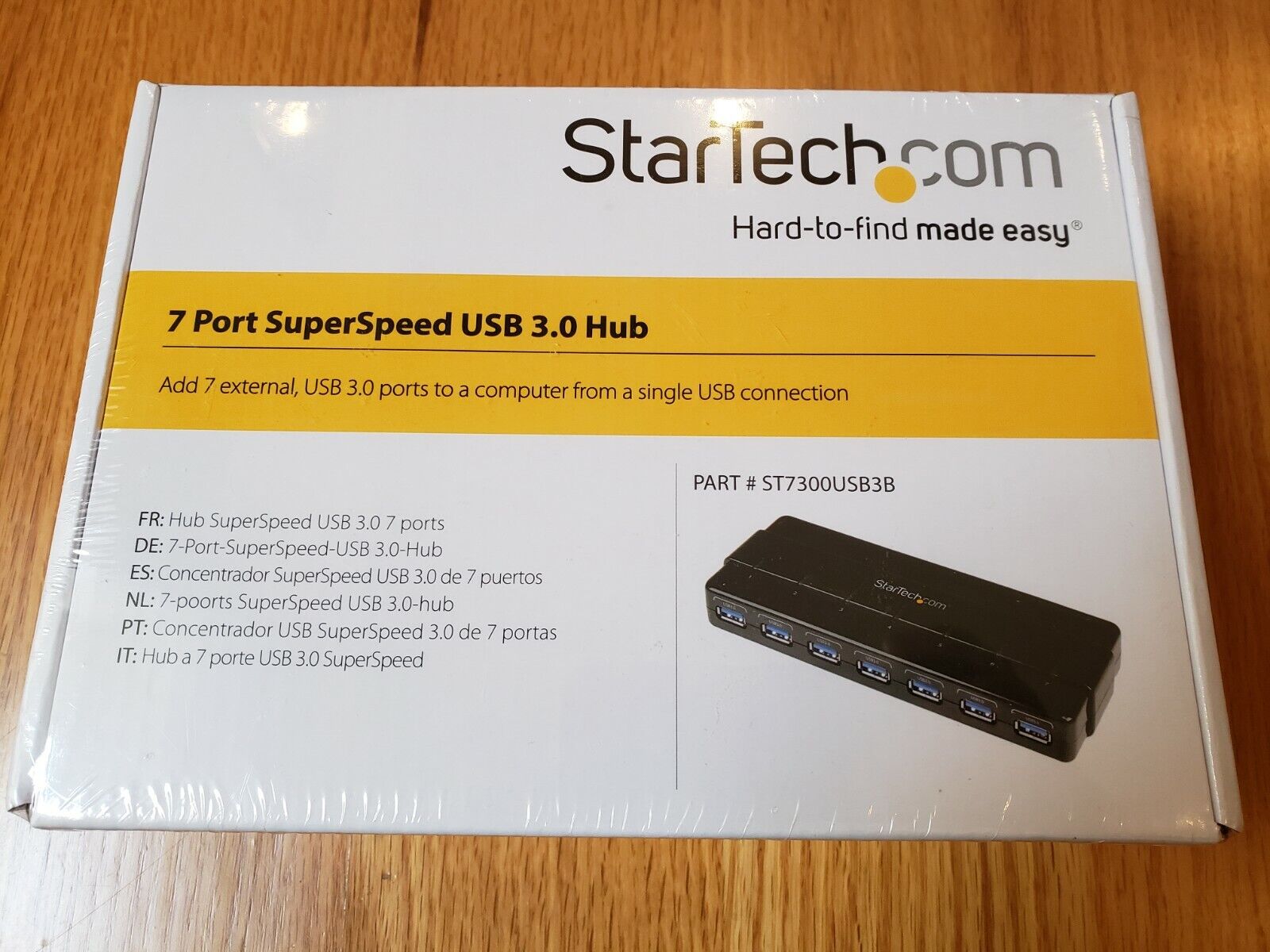 Brand New Sealed StarTech.com 7 Port SuperSpeed USB 3.0 Hub, Part #: ST7300USB3B