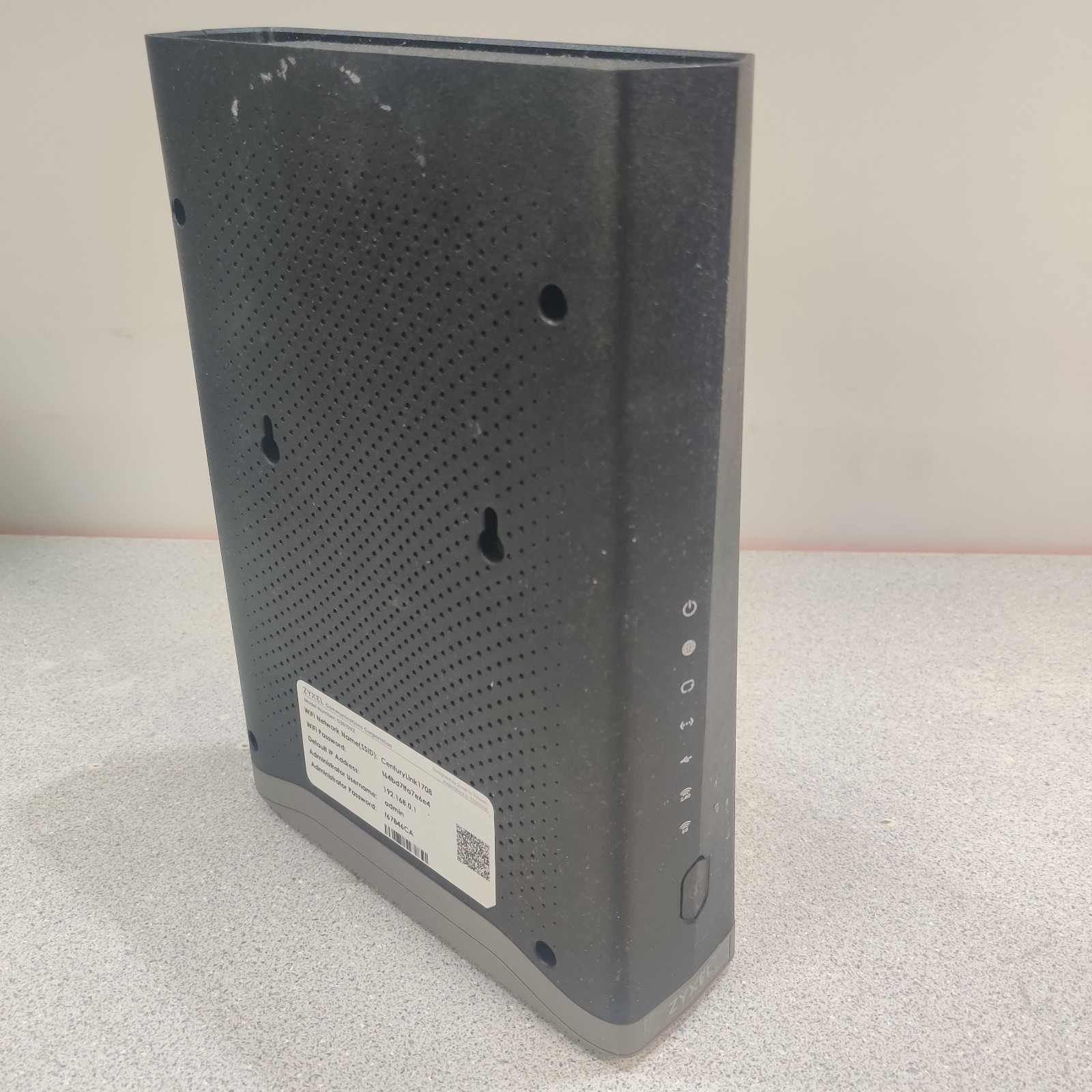 Centurylink ZyXEL C3510XZ Fiber Modem/Router AX5700 WiFi6 Gigabit NO POWER CORD