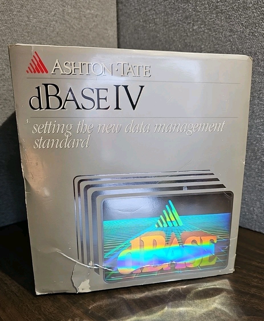 Ashton-Tate dBase IV 3.5 IBM PC Version: 1.0 Upgrade Format 5.25 