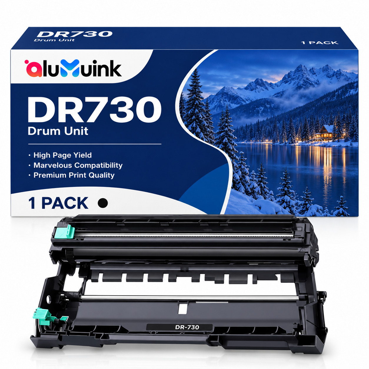 DR730 Drum Unit replacement for HL-L2395DW HL-L2390DW HL-L2370DW HL-L2370DWXL
