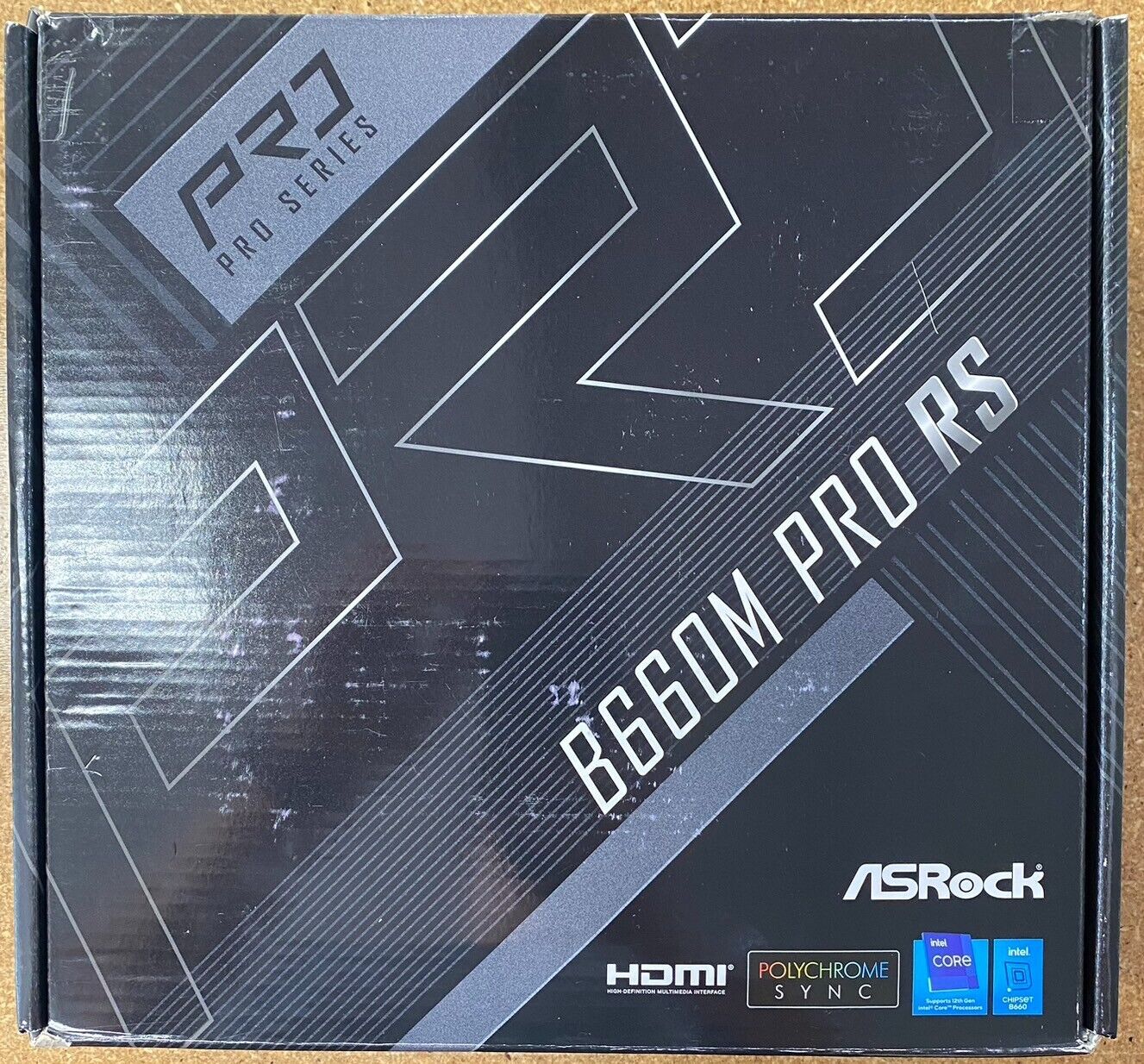ASRock B660M PRO RS LGA 1700 Intel B660 SATA 6Gb/s DDR4 Micro ATX Motherboard