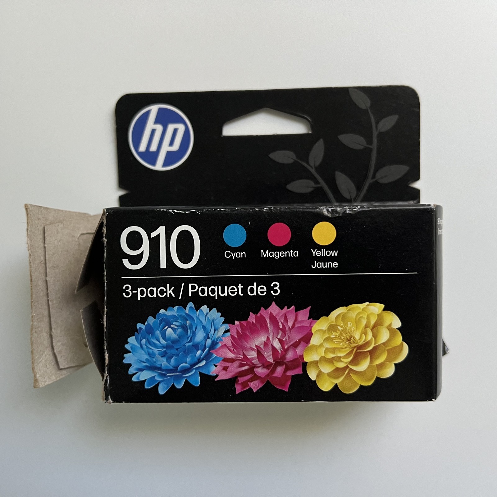 HP 910 Genuine Original Inkjet Cartridges 3-Pack Cyan Magenta Yellow