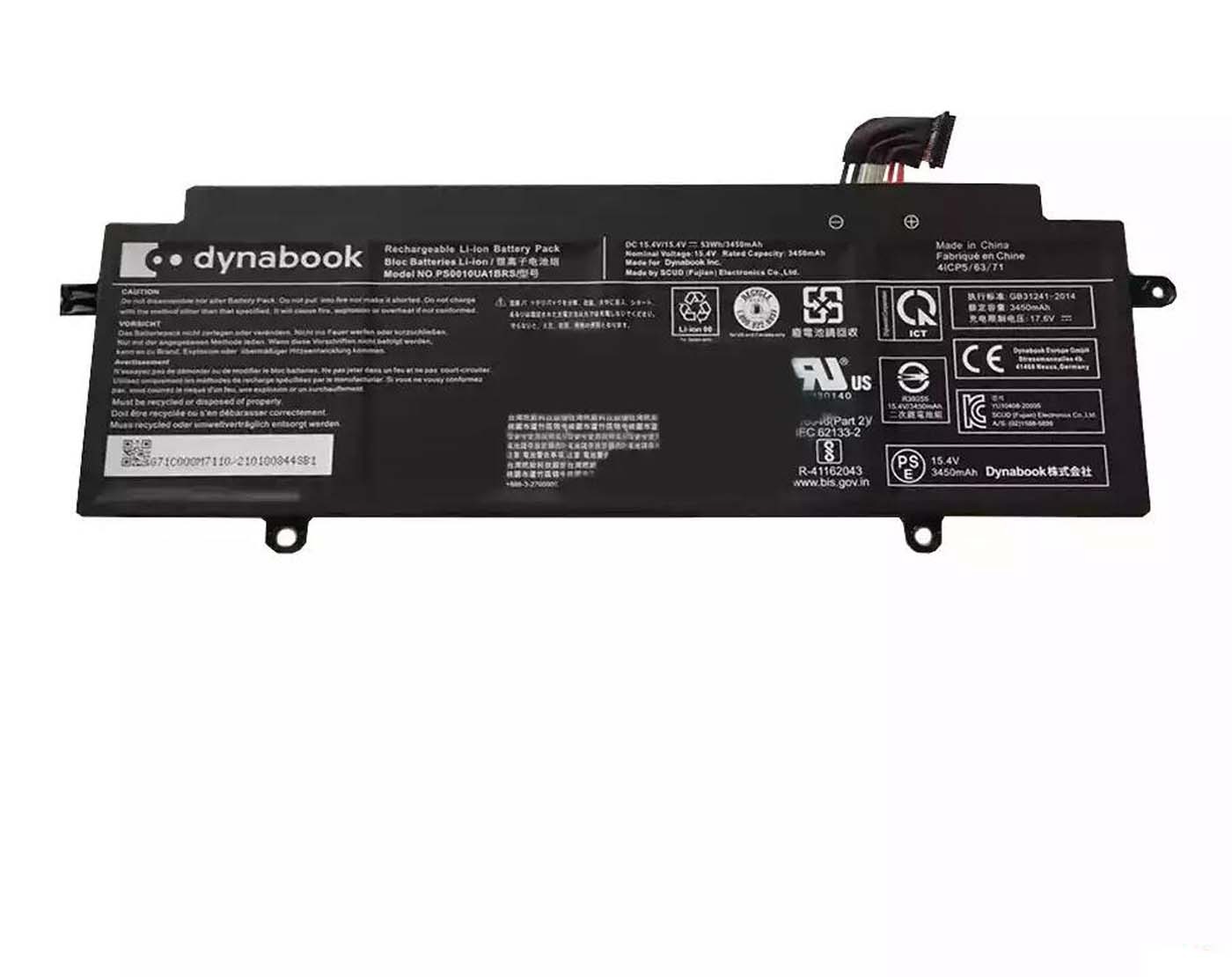 Original Laptop Battery PS0010UA1BRS for Toshiba Dynabook Portege X30W X30W-J Series