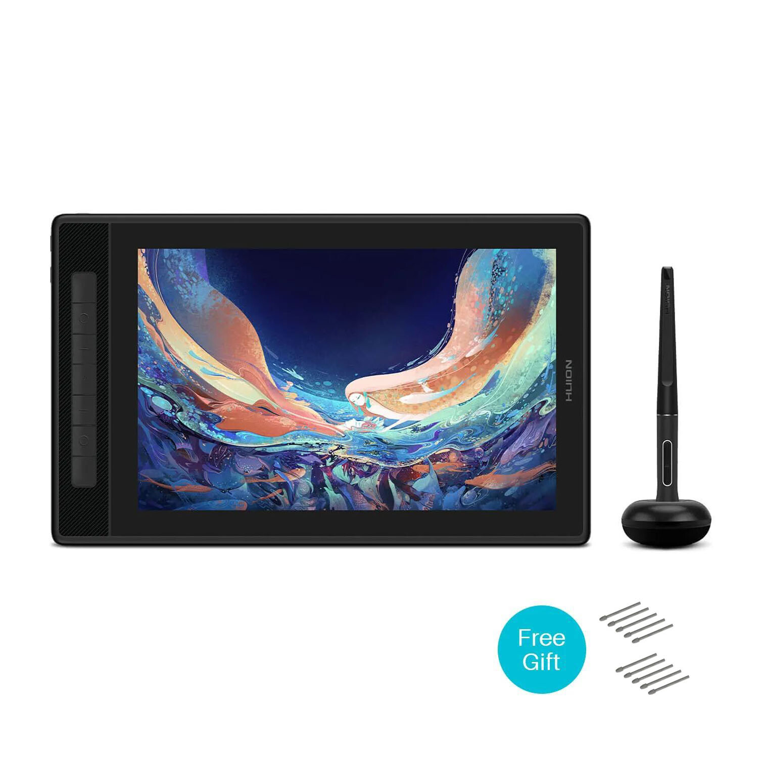 HUION KAMVAS PRO 13 New 2.5K Drawing Tablet +Limited Free Gift Felt Nibs PN05F