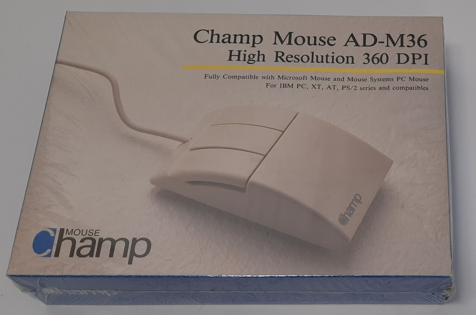 Champ Mouse AD-M36 Serial Mouse (RS232, Retro, NOS)