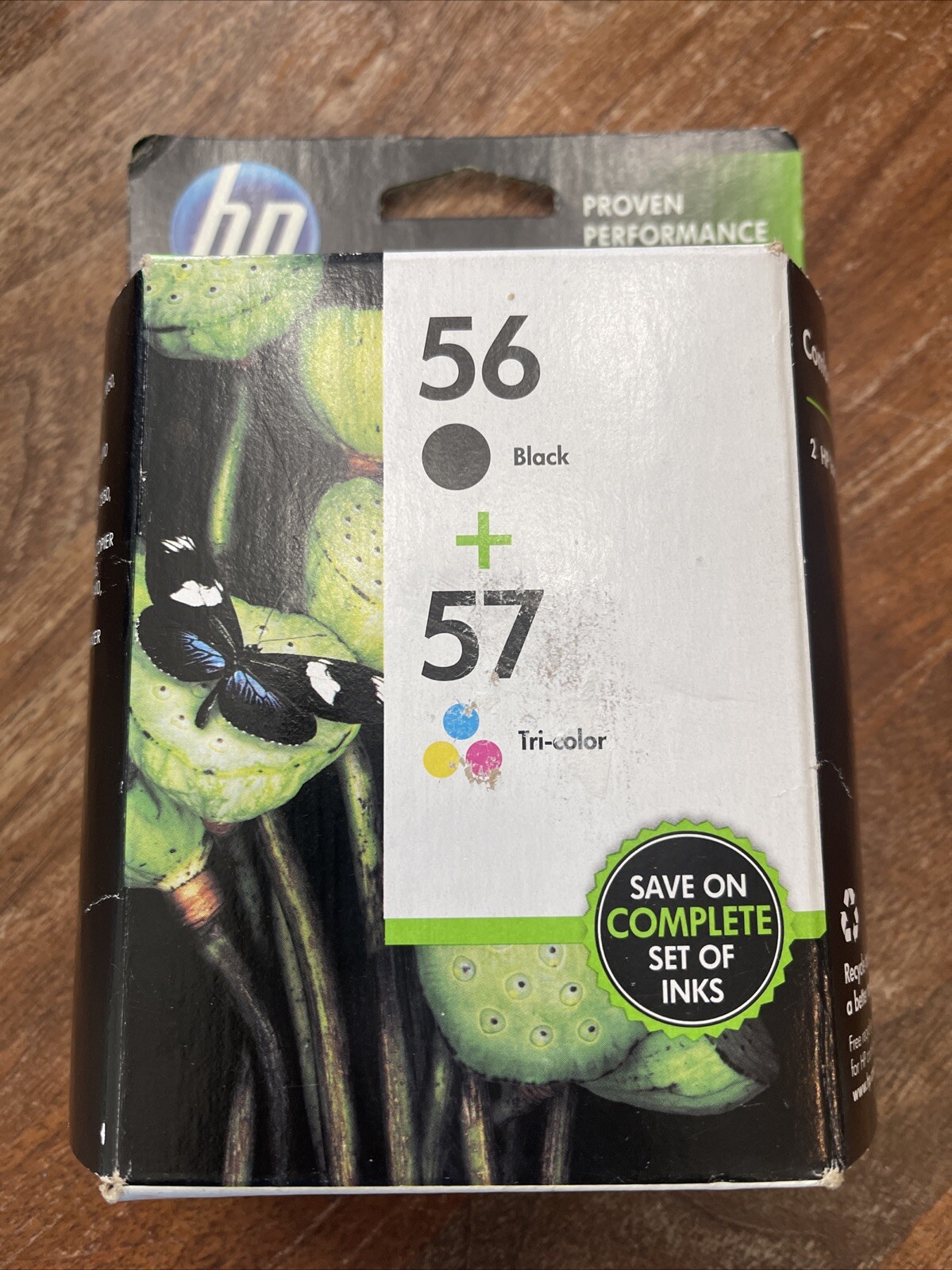 Genuine HP 56 & 57 Ink Cartridge Set C9321FN Date: 05/2014
