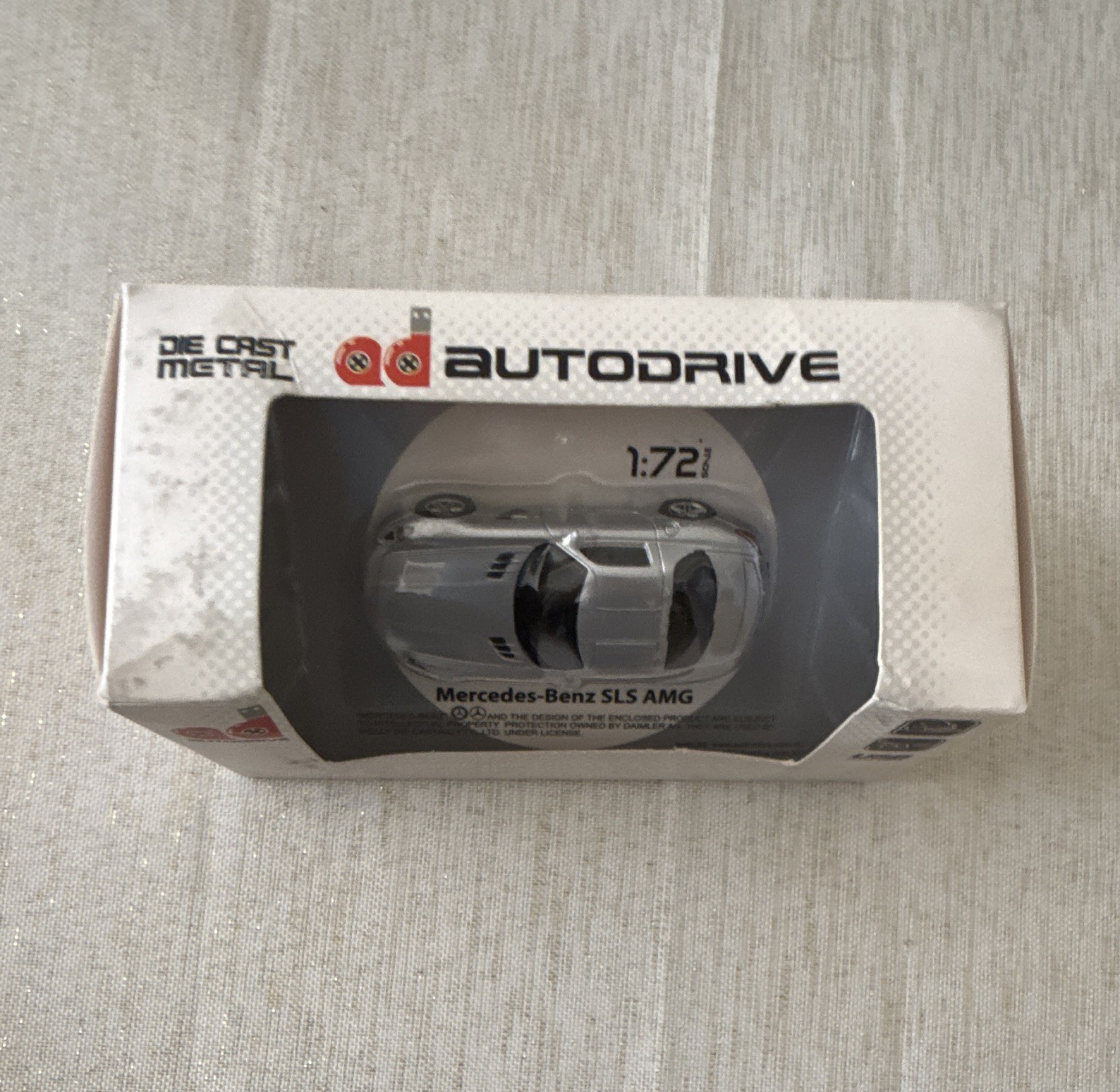 Autodrive Mercedes-Benz SLS AMG Silver 8GB USB Flash Drive for Mac/PC