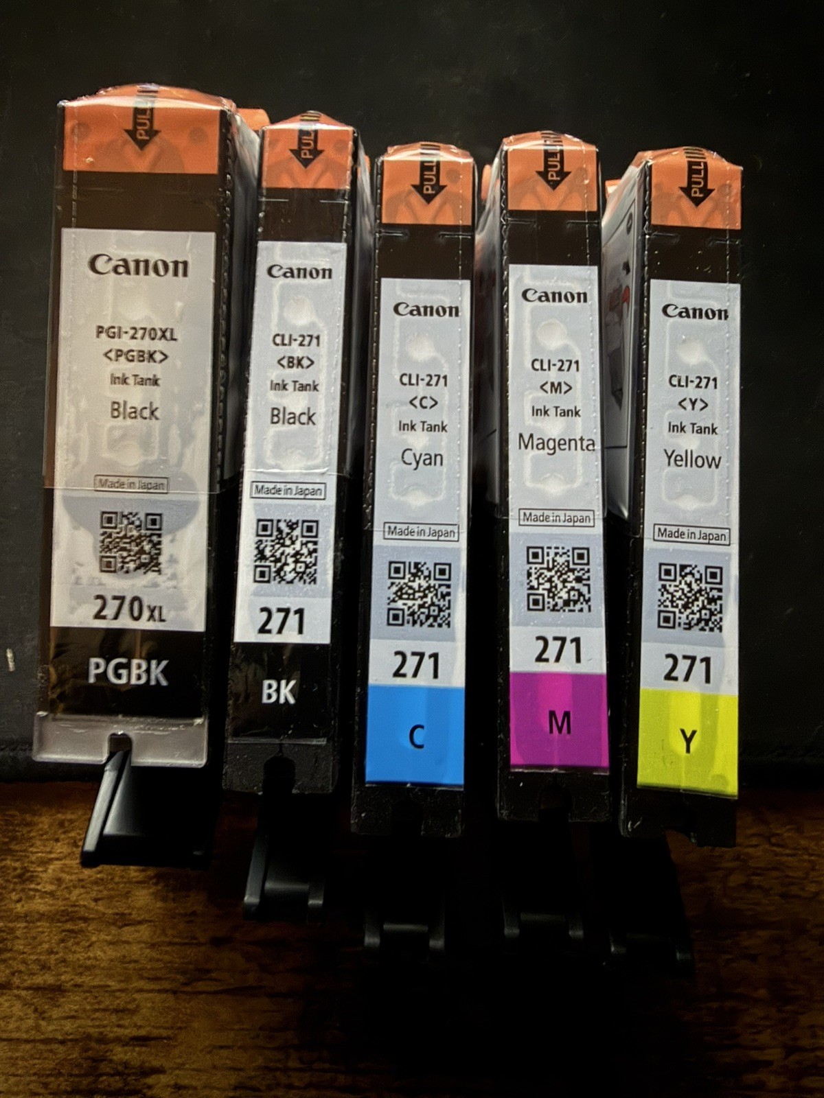 Genuine Canon PGI-270 Black CLI-271 Color Ink Cartridge Canon MG5720 5721