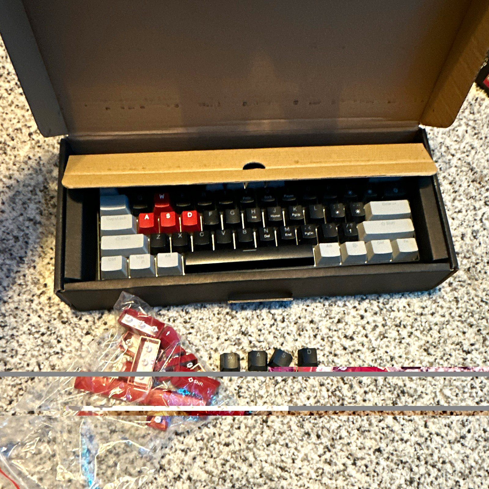 MageGee STAR61 Wired Mechanical Keyboard QWERTY English Removable Keycaps