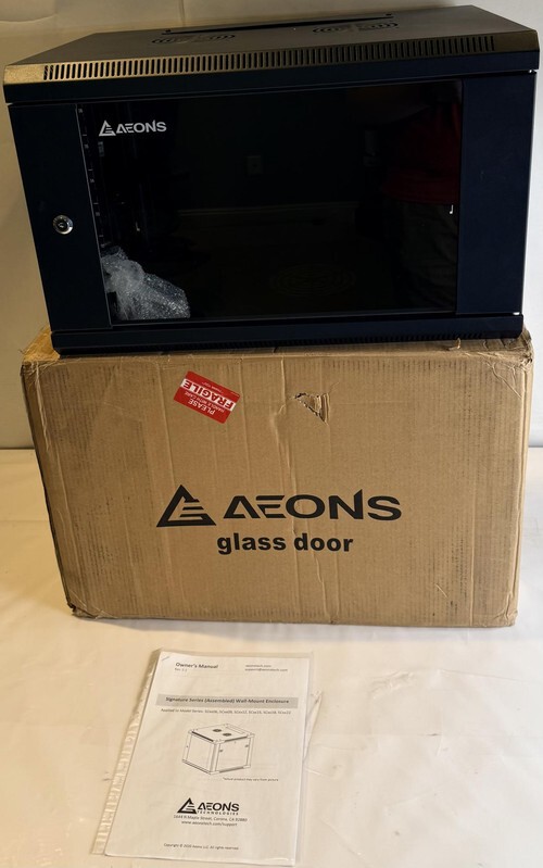 AEONS SC6406 6U PROFESSIONAL 19" WALL-MOUNT SERVER NETWORK RACK CABINET 18" DEEP