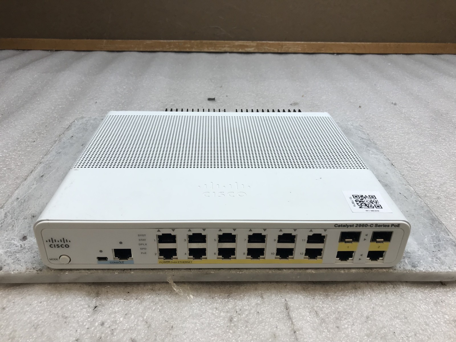 Cisco Catalyst WS-C2960C-12PC-L 12-Port 2960-C Series PoE Switch