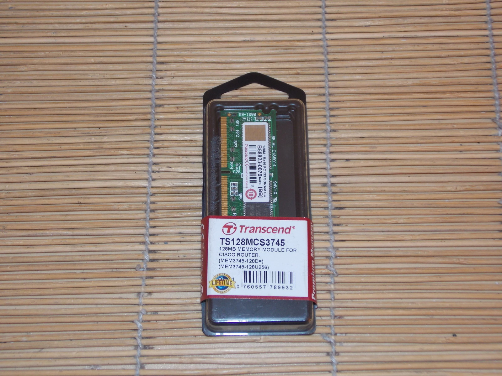 NEW Cisco MEM3745-128D 128MB RAM for 3745 Router Cisco approved without BOX