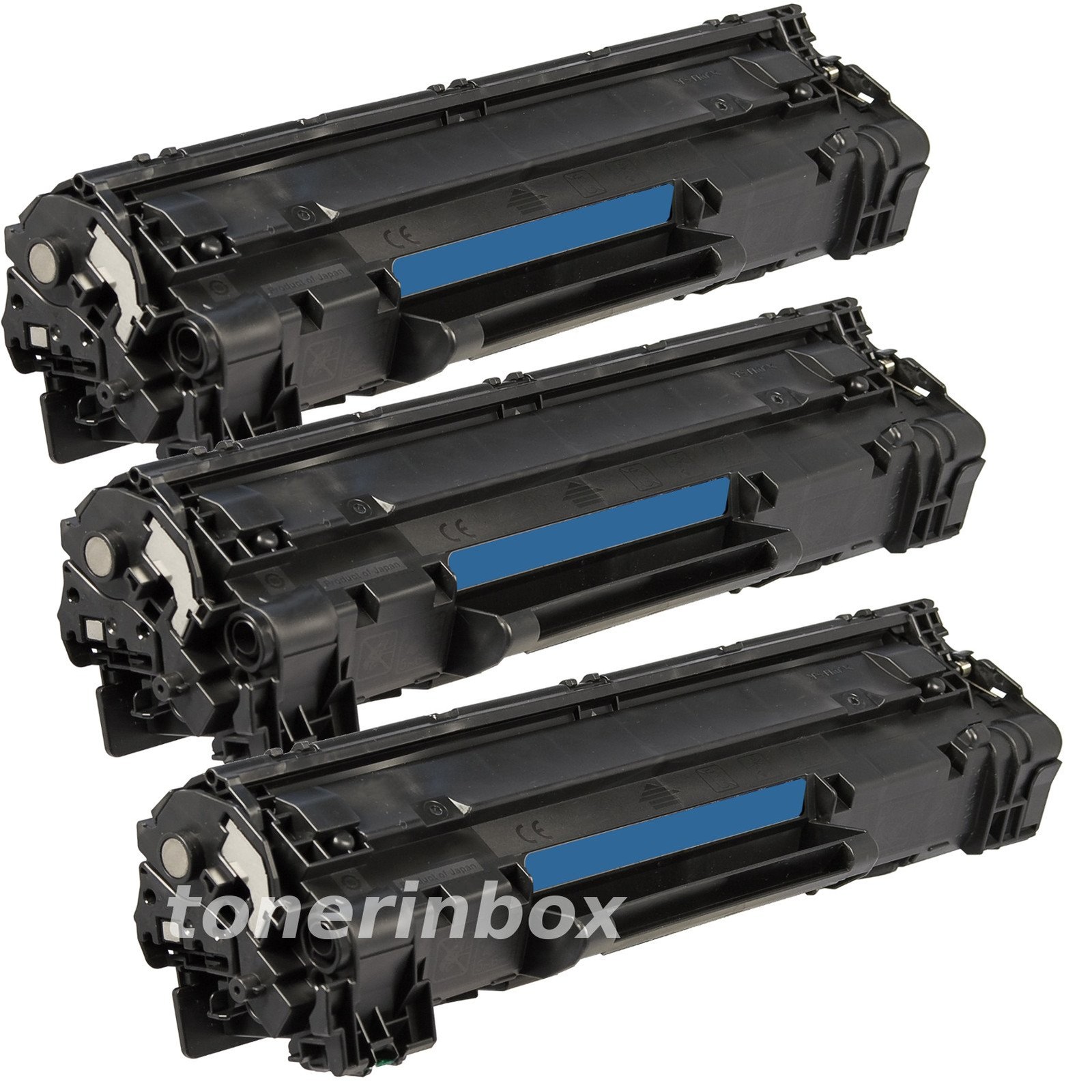 3 Pack Compatible CF283X 83X Toner For HP LaserJet Pro MFP M127fn M127fw M125nw