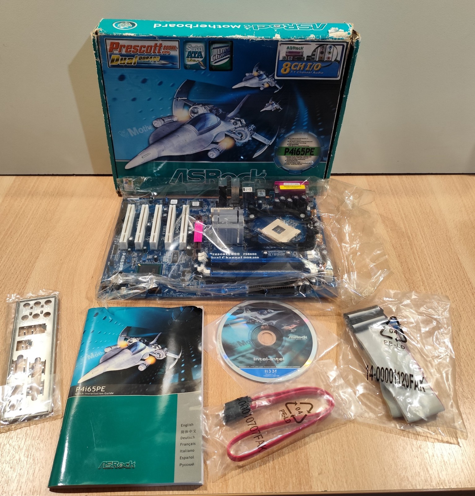 ASROCK MOTHERBOARD P4i65PE TESTED NEW WITH BOX