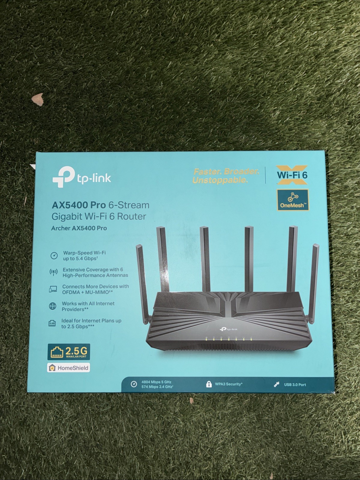 TP-LINK Archer AX5400 Pro WiFi 6 Dual-Band Gigabit Wireless Router w/ 2.5GB Port
