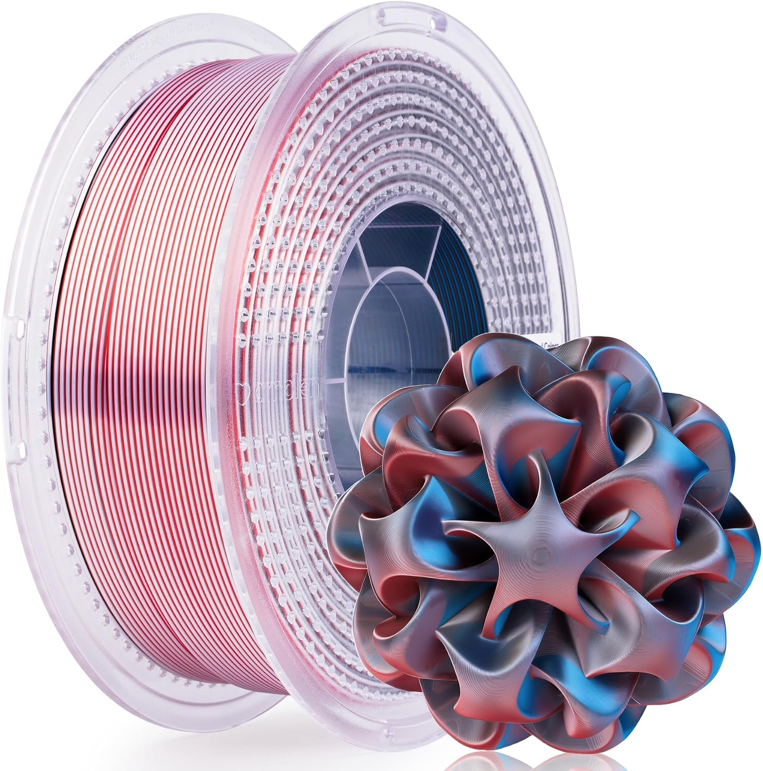 Silk PLA 3D Printer Filament Bundle, Shiny Silkverse 4 Colors