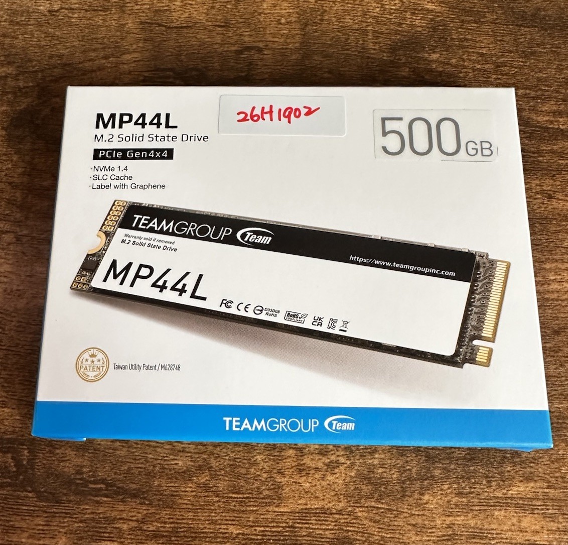 TEAMGROUP MP44L 500GB M.2 NVMe PCIe Gen4x4 Internal SSD w/ SLC Cache