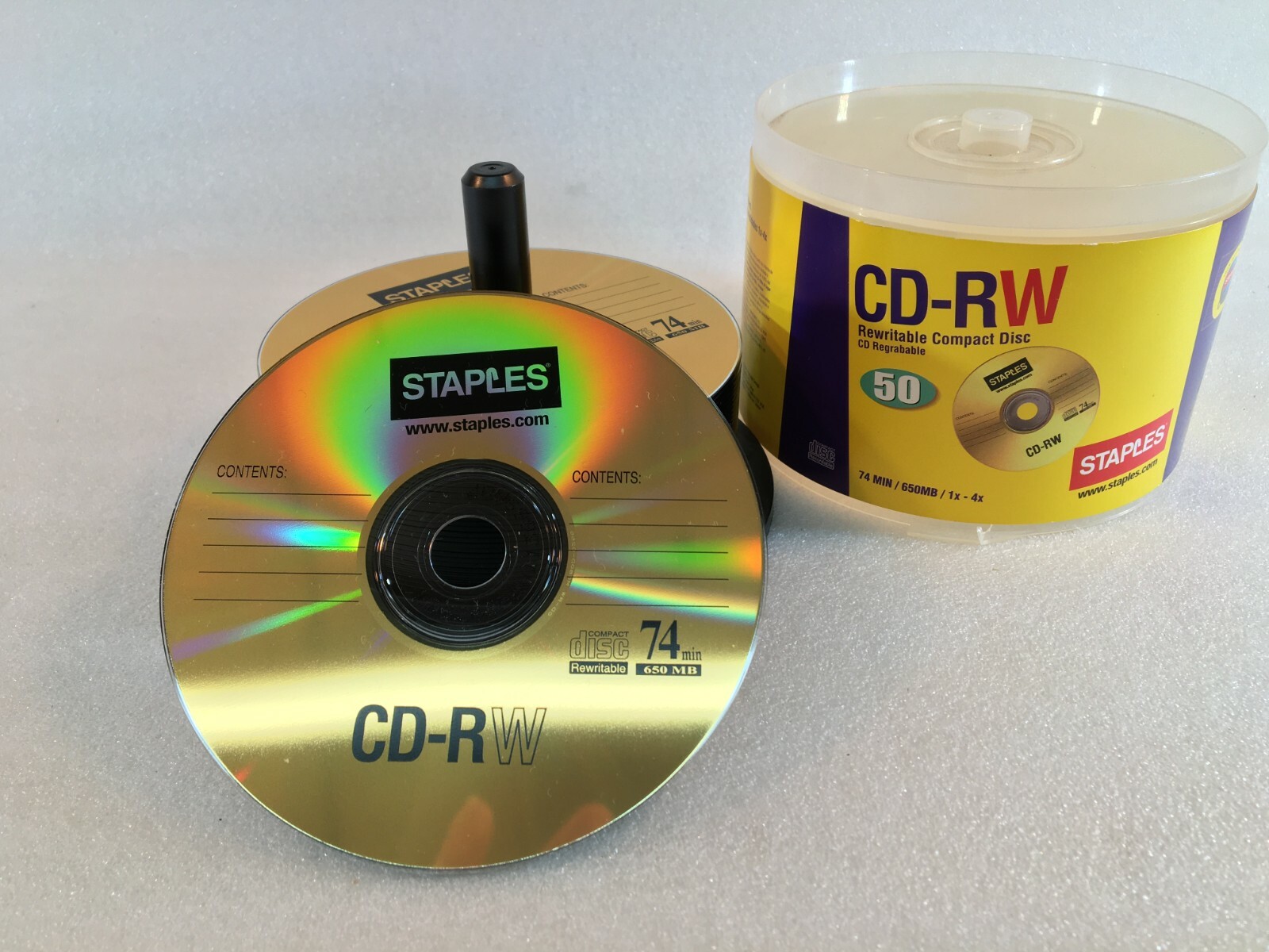 29 Staples New Blank CD-RWs 