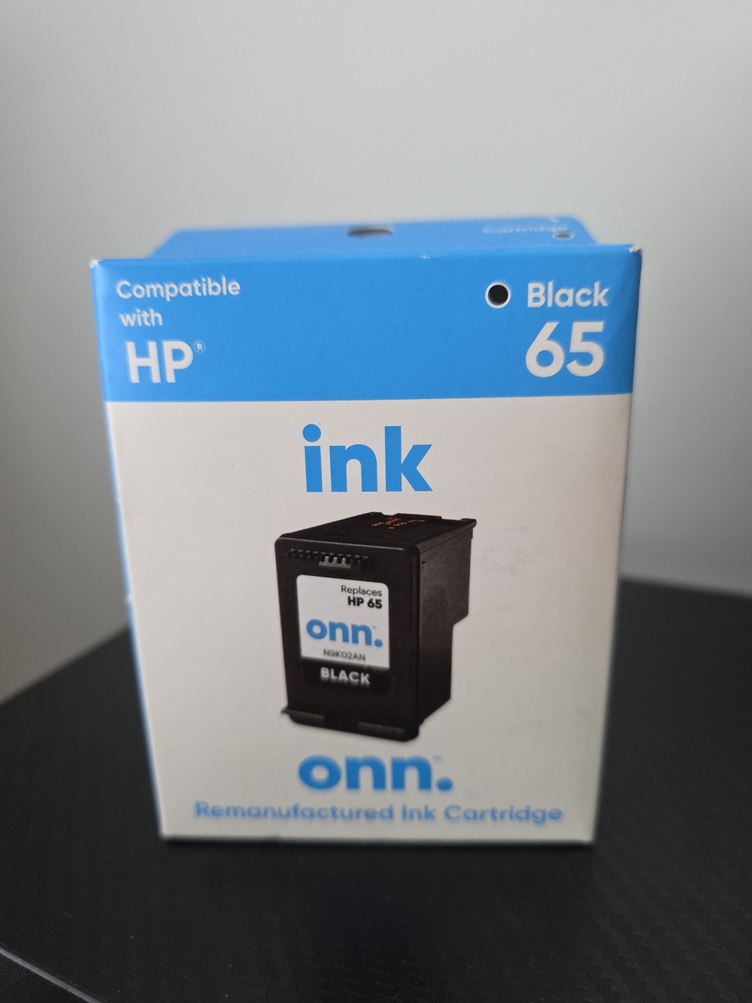 ONN INK REMAN HP 65 SINGLE, BLACK