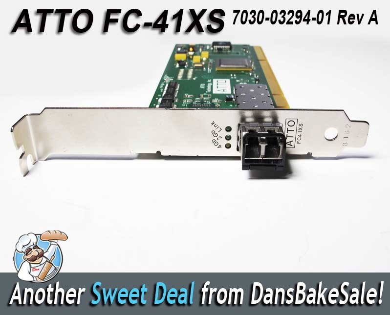 ATTO Tech Celerity FC-41XS Single-Channel 4Gb/s Fibre Channel PCI-X Host Adapter
