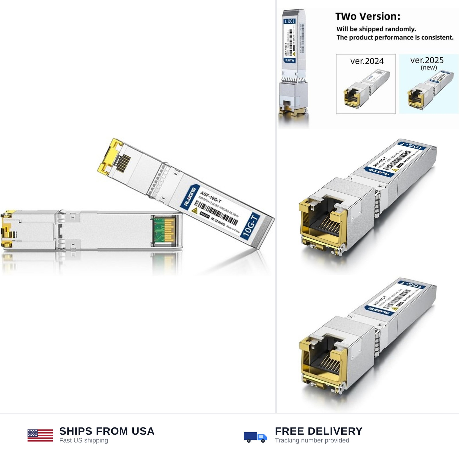 SFP+ to RJ45 10Gbase-T Transceiver for Cisco SFP-10G-T-X | 10G Ethernet Coppe...
