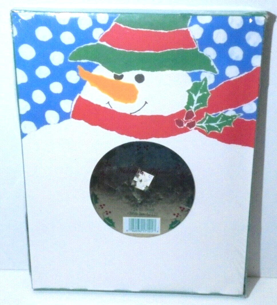 Christmas Snowman Stationery Letterhead Printer Paper 100 Sheets 8.5" x 11" NEW