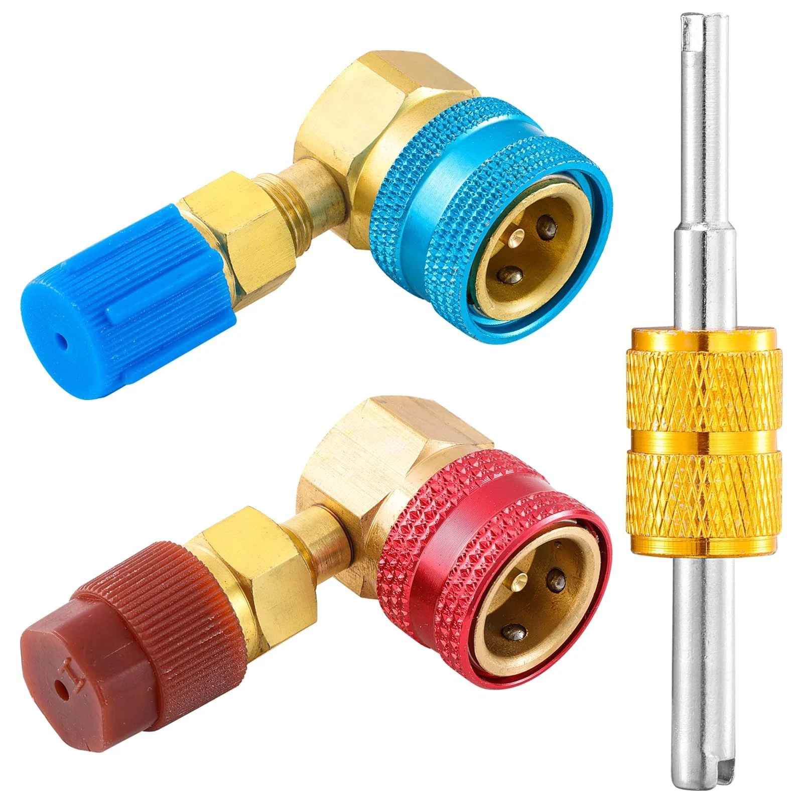 R1234YF to R134A Adapter, 90 Degrees R1234YF to R134A Conversion Adapters, R1...