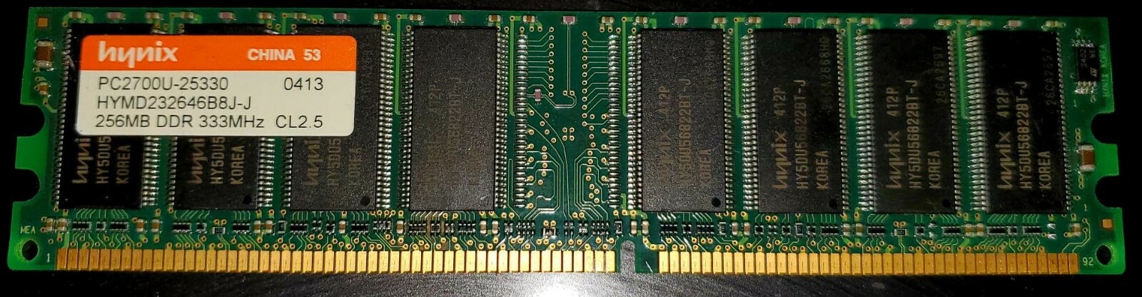 Hynix 256MB DDR 333MHz PC2700U CL2.5