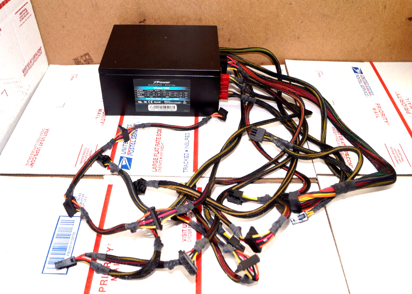 HEC XP1080 XPOWER 800W Continuous Modular Computer Power Supply Gaming Blue LED
